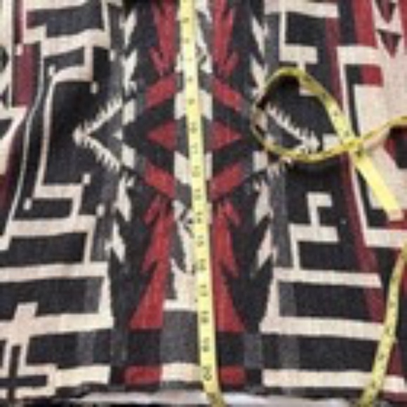 Denim & Supply Ralph Lauren Vintage Women's Aztec Western Cropped Knitted Top LG - Picture 8 of 8